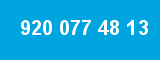 920 077 48 13 920 077 48 13